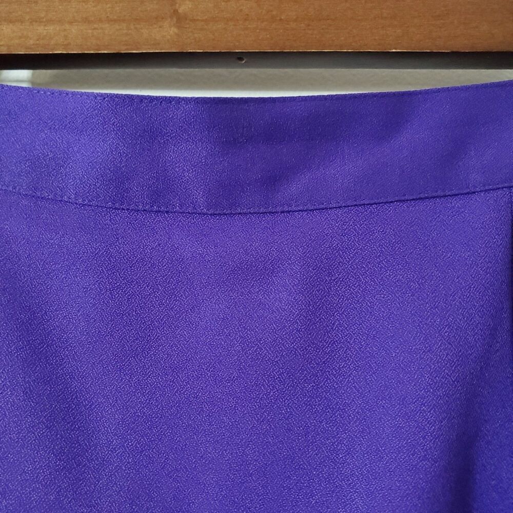 John Meyer of Norwich Size 14 2-Piece Skirt Suit Set VTG Double Breasted Purple - Picture 8 of 15